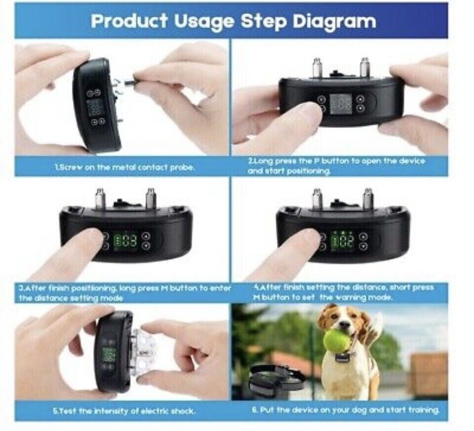 My Pet Command GPS Wireless Electric Fence System Safe Dog Containment Wp Outdoo
