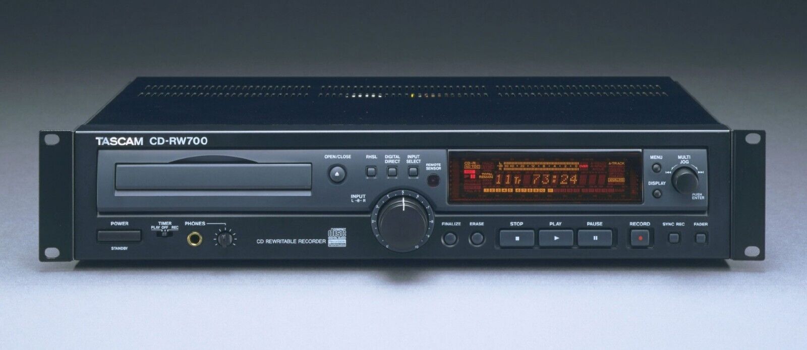 TASCAM CD-RW700 Professional CD Rewritable Recorder Player fully Tested.